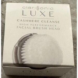 AUTHENTIC, NEW Clarisonic Luxe Cashmere Cleanse High Performance Brush Head